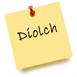 Diolch-post-it