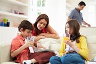 Children with parents