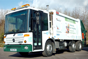 Waste and recycling lorry