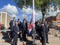 Cllr Lis Burnett VE Day Flag Raising