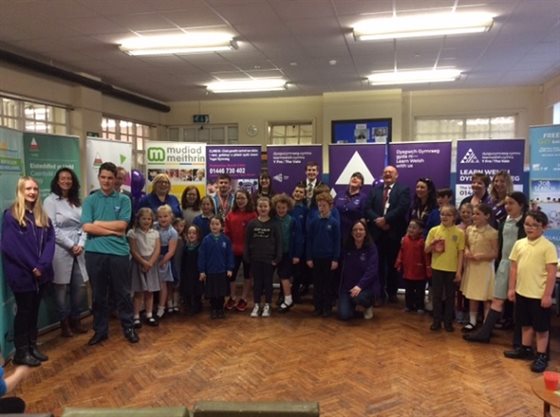 group pic at homework club