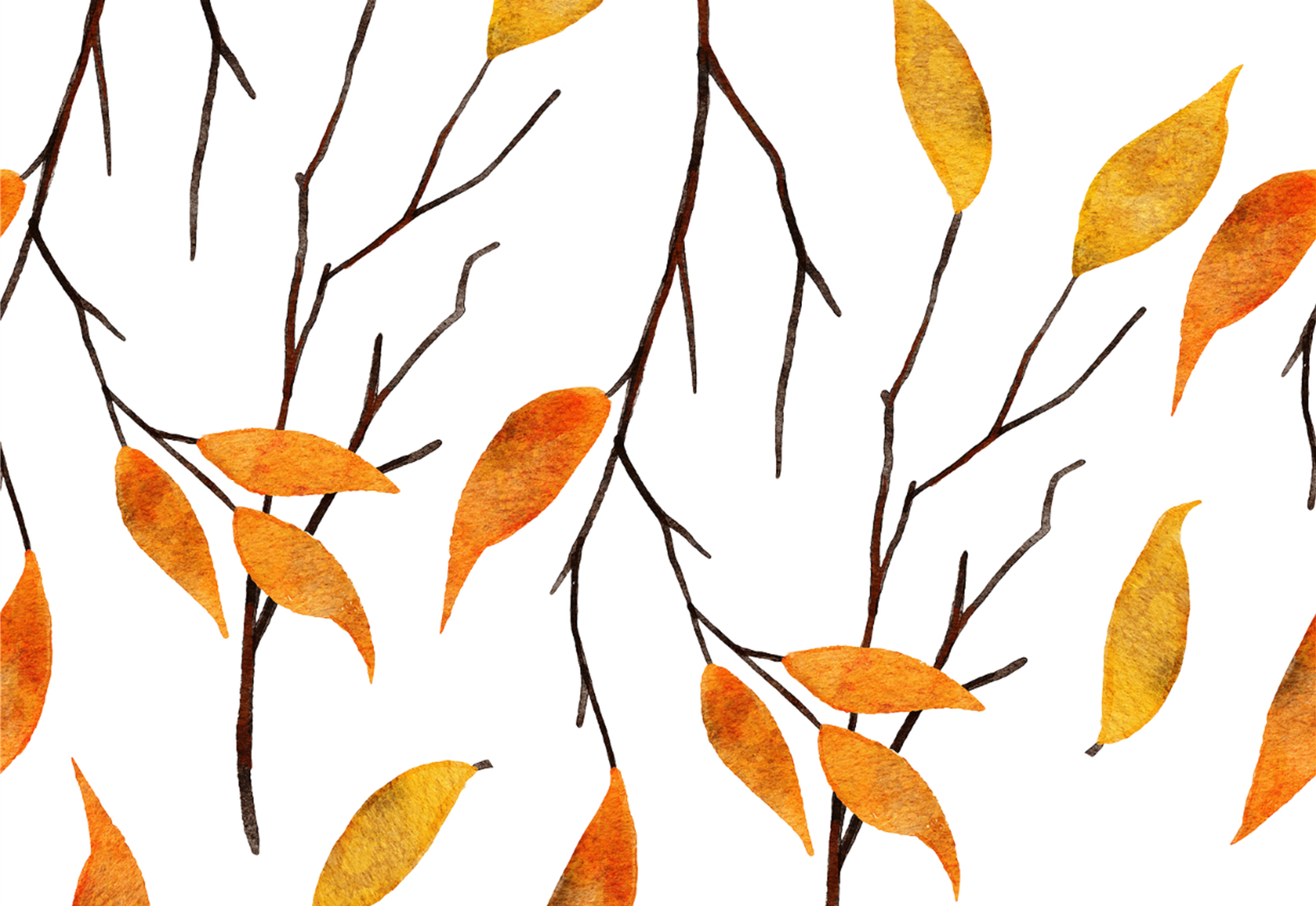 Autumn Leaves in Inktense Pencils