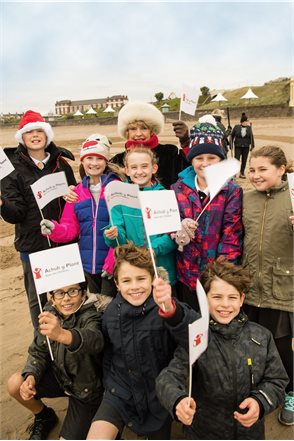 Children at Christmas Jumper Day