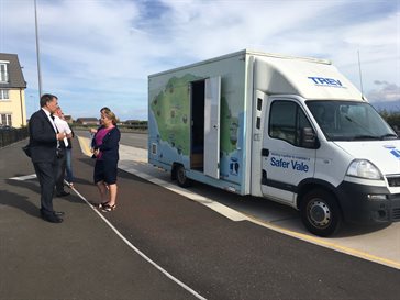 Vale councillors near Rhoose point quarry