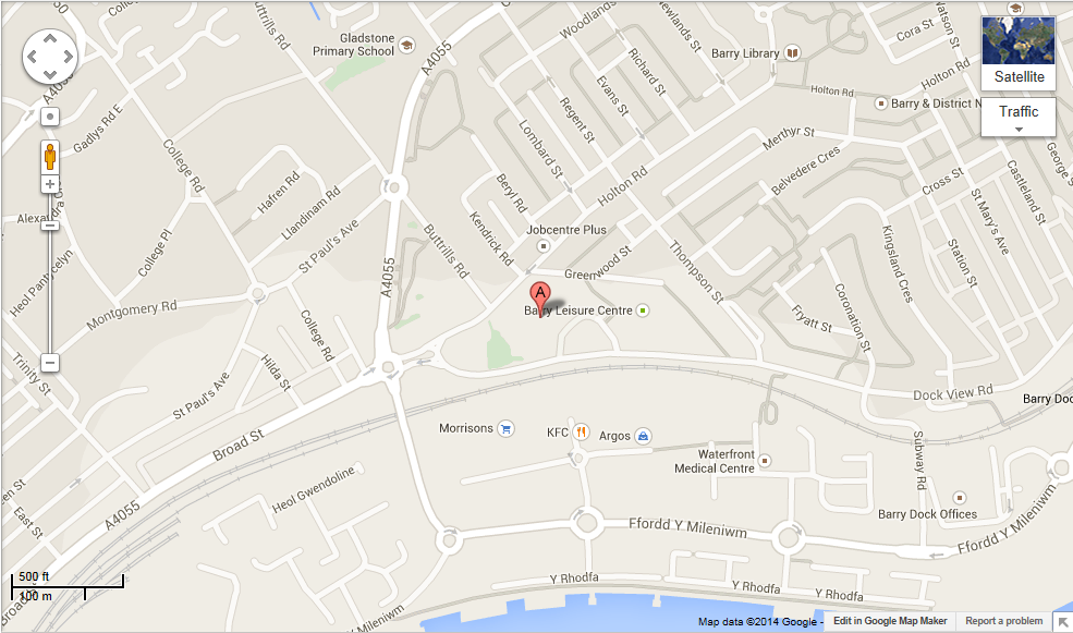 GOOGLE-MAP of civic offices location