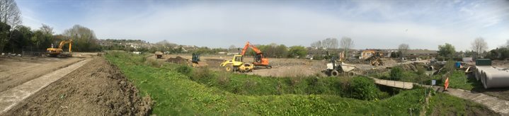 Coldbrook Dyfan Road works