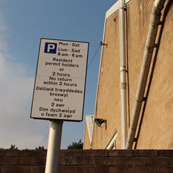 Parking sign