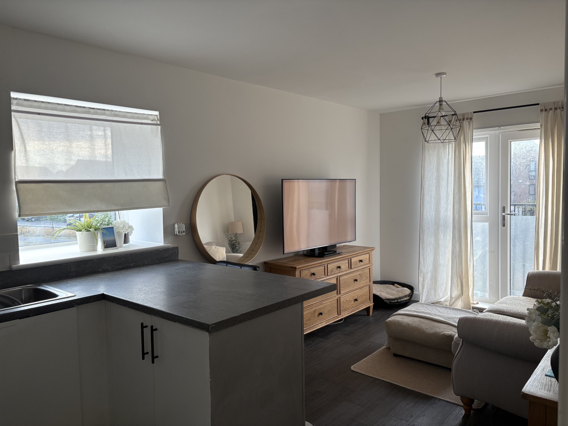 kitchen-living room
