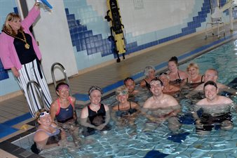 Swimming element of triathlon