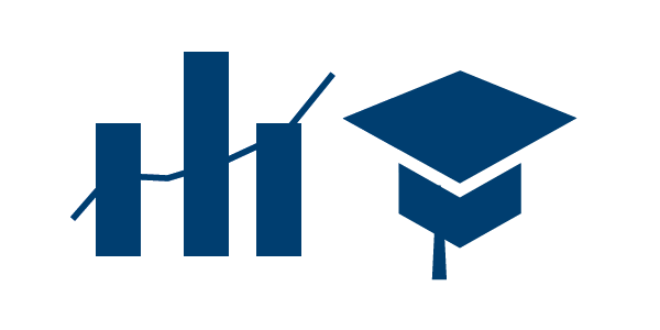 Learning employment sustainable economic growth icon