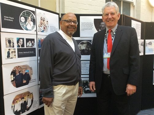 Cllr Penrose with James Baker
