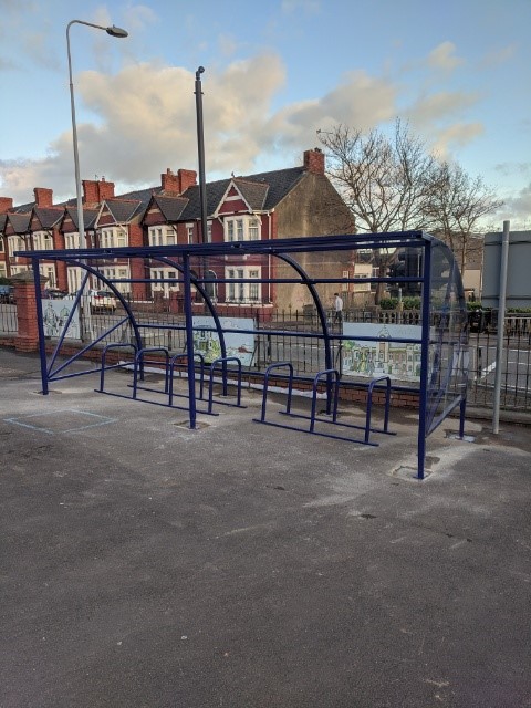 Gladstone Primary cycle shelter Feb21