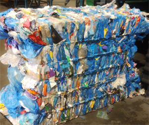 Soft Plastic Recycling Bale
