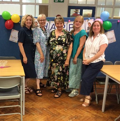 Debbie at her leaving party