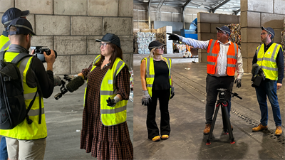 Soft Plastics Filming with the BBC