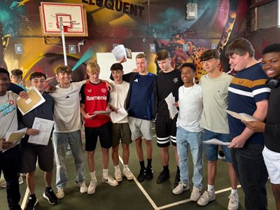 St Richard Gwyn Results Day Students