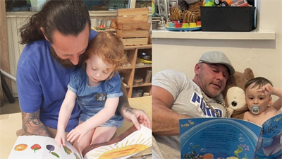 FRED Fathers with their children