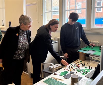 First Minister Makerspace Visit