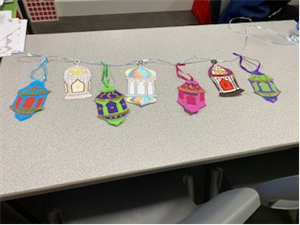 ramadan lights art in school