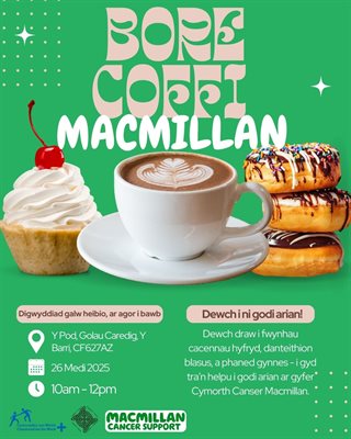macmillan coffee morning sept 2025 welsh