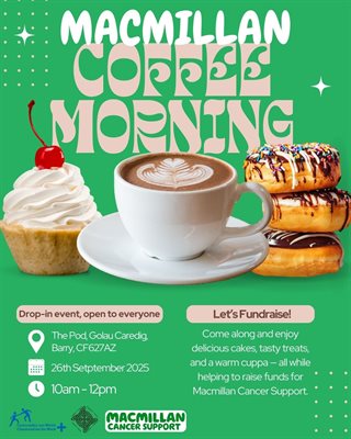 macmillan coffee morning sept 2025