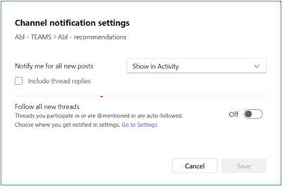 Abl AAM Notification Settings