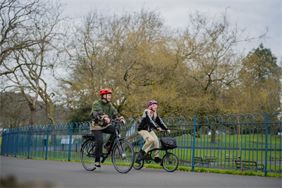 May be an image of bicycle