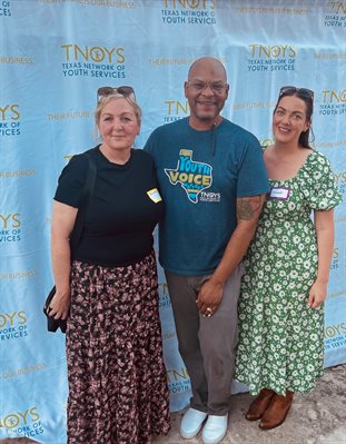 Hannah and Annette with Texas Youth Service