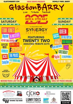 GlastonBarry 2025 Flyer