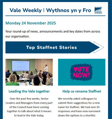 Vale Weekly News