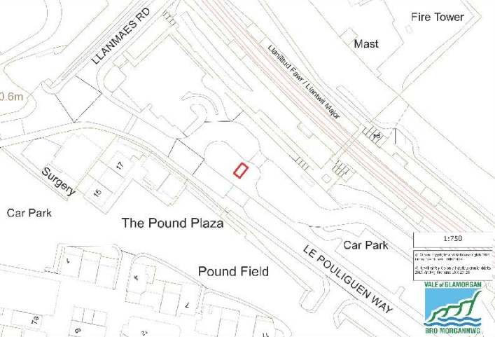 Llantwit Major Station Concession Map Location