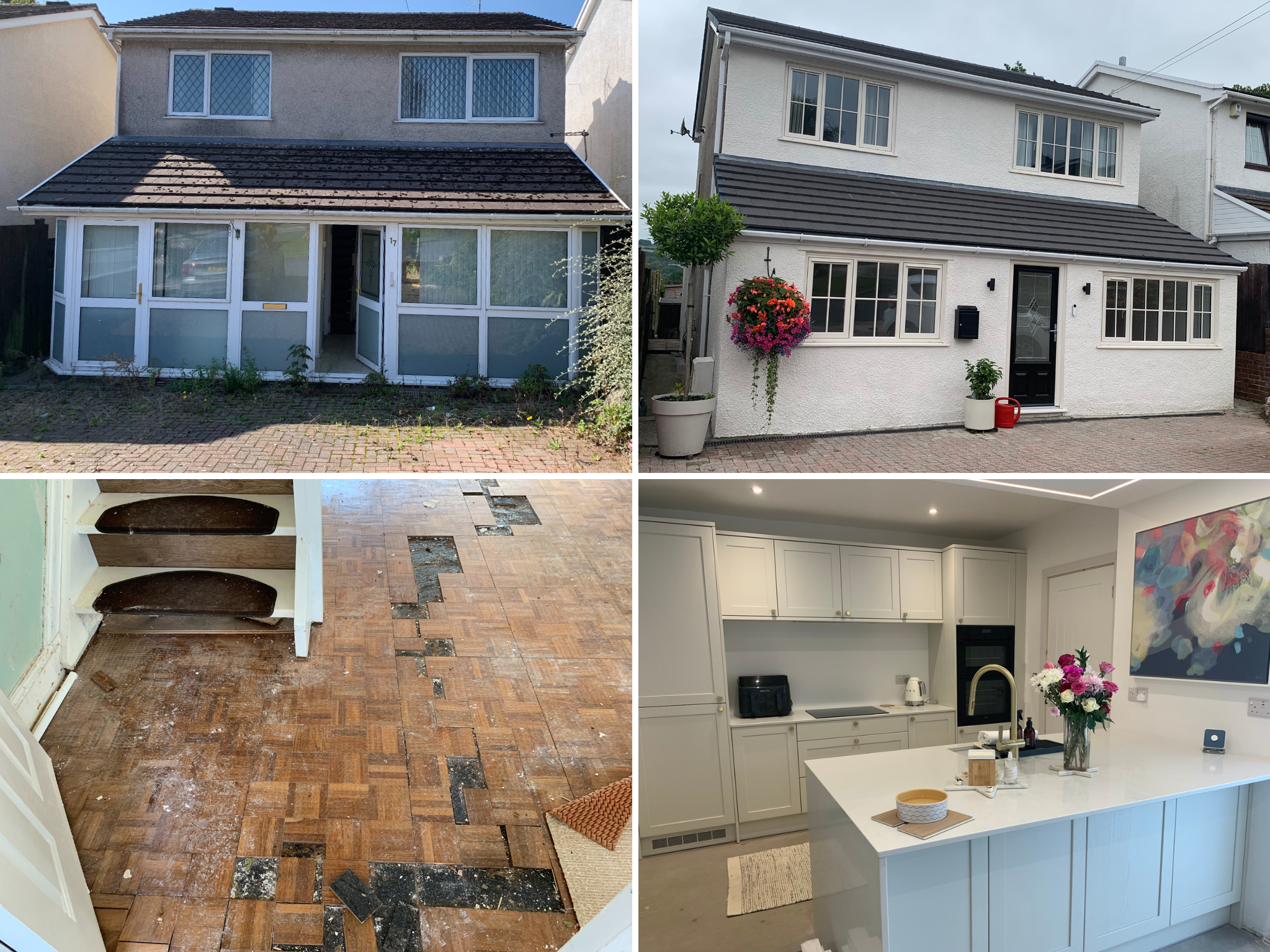 Empty Homes Grant - second example before and after