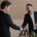 Shaking hands