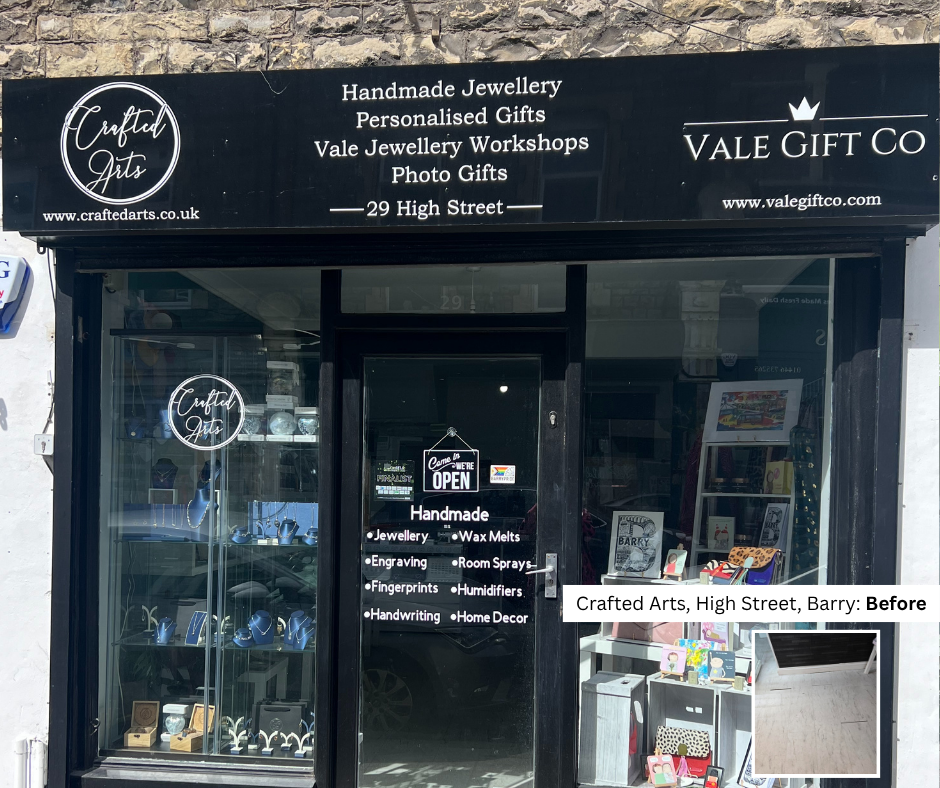 G - Crafted Arts, High Street, Barry Before (1)