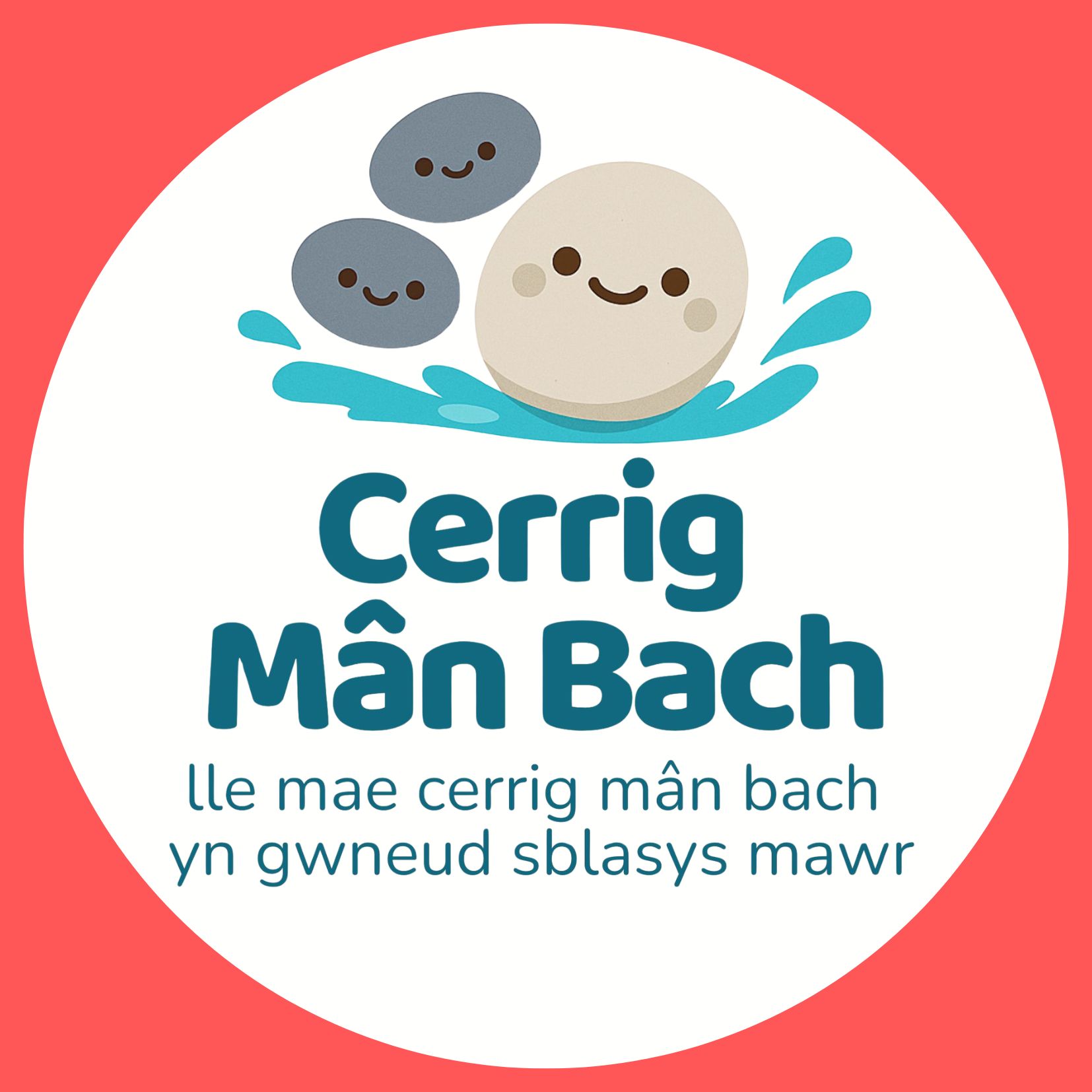 Little Pebbles Logo - Cymraeg