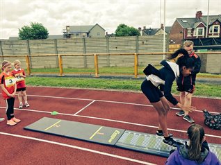 Pupils at the Quads Kids competition