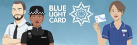 blue light card