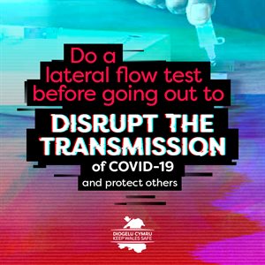Do a lateral flow test before going out