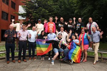 Pride flag raising 2024