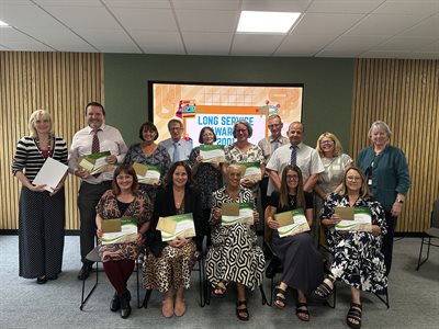 Long service awards June 26