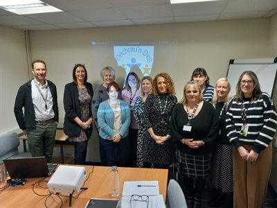 Lance with Flying Start Colleagues