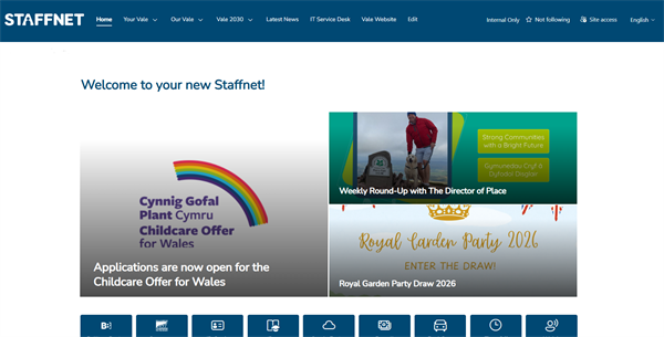 New Staffnet Screenshot