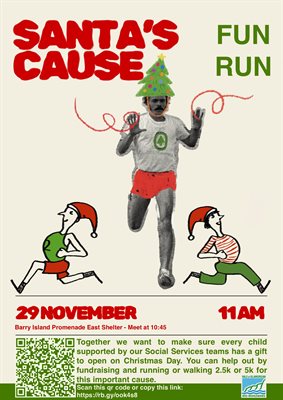 English Fun Run poster 2025