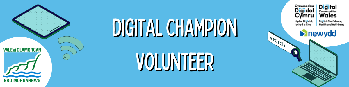 Digital Champion Volunteer Banner English
