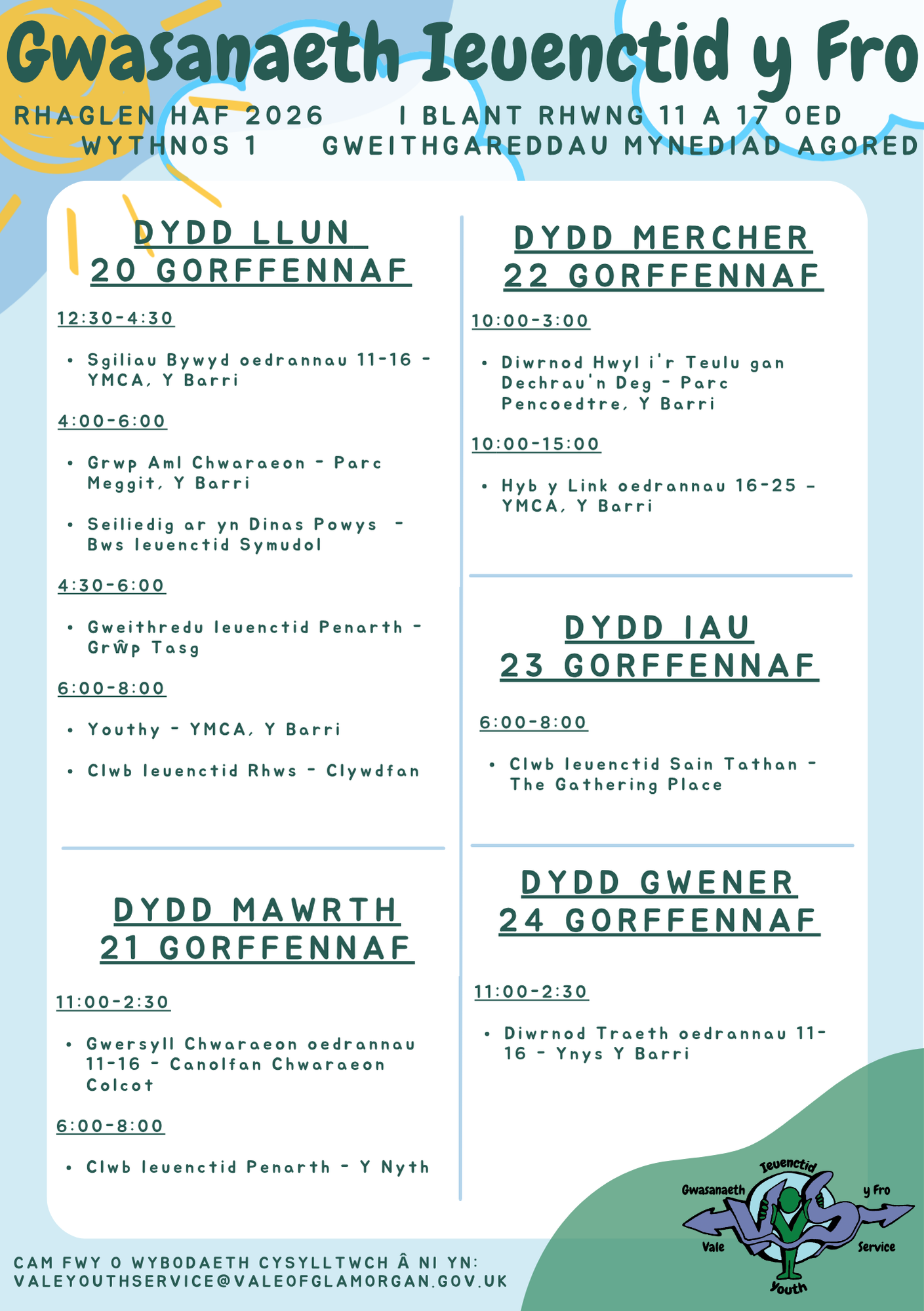 VYS Summer Programme 2026 - Week 1 CY