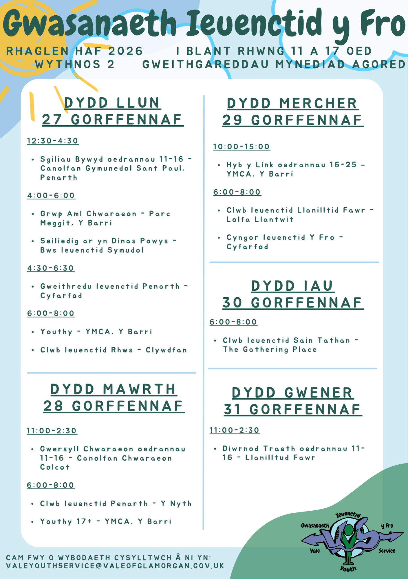 VYS Summer Programme 2026 - Week 2 CY