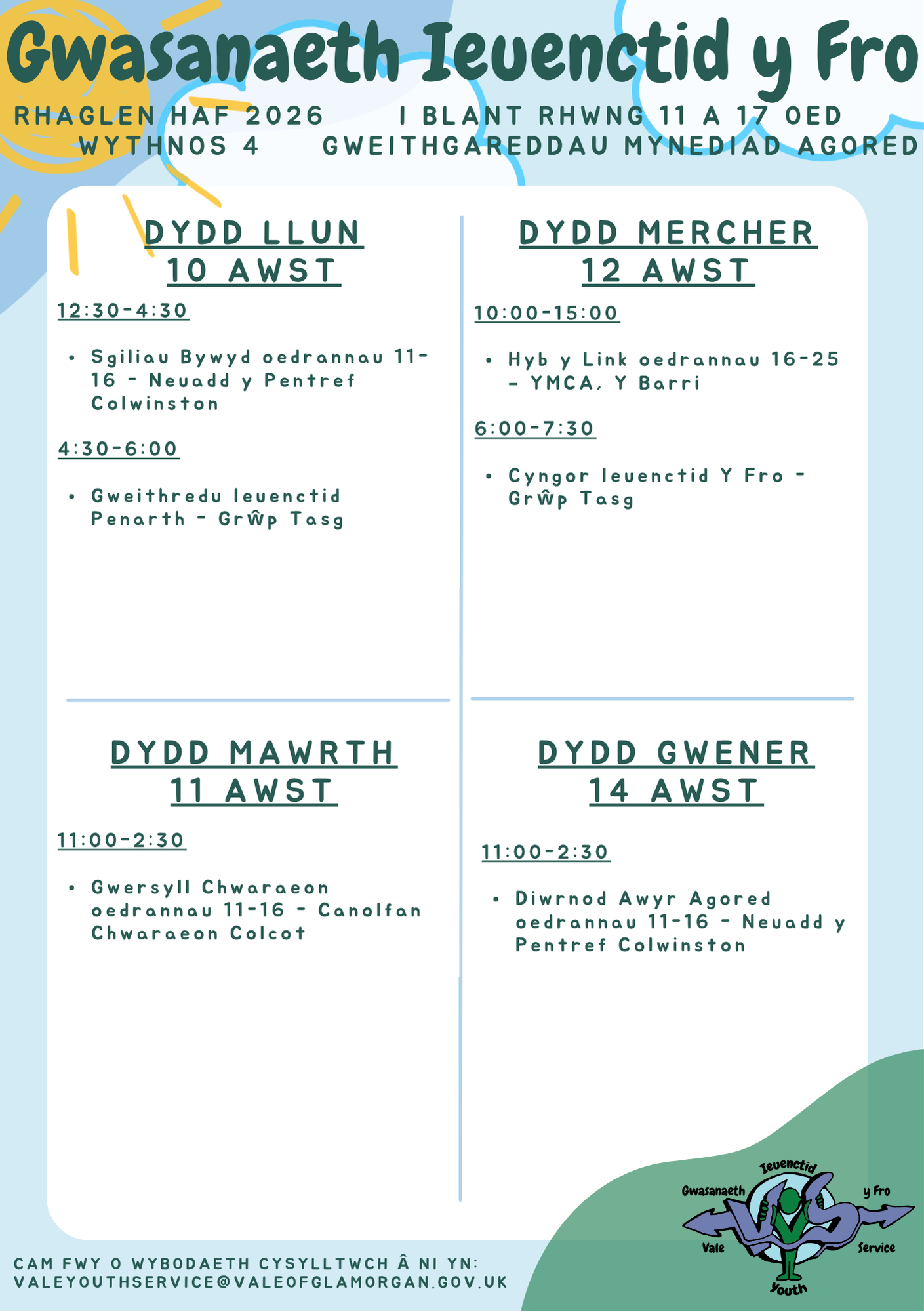 VYS Summer Programme 2026 - Week 4 CY